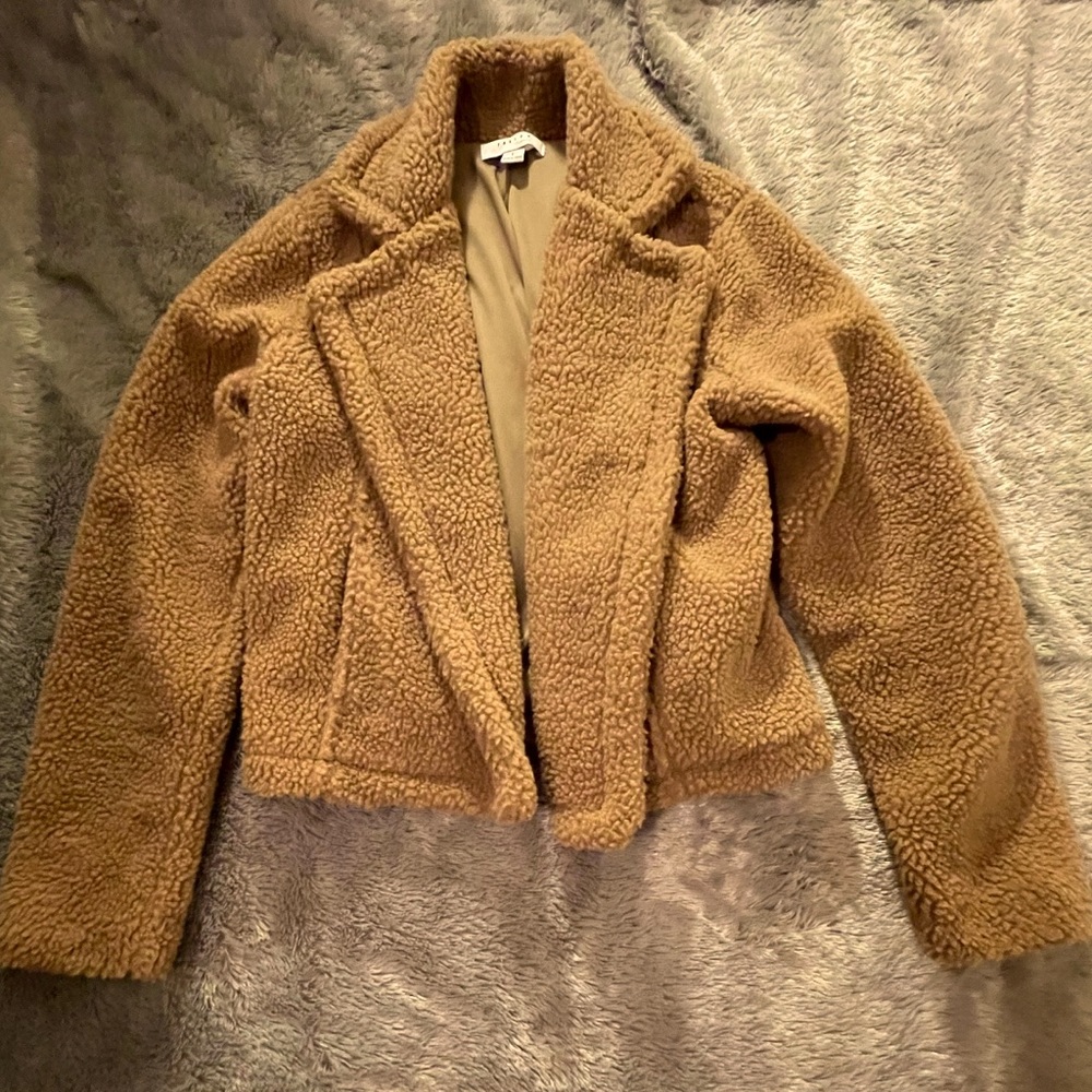 Teddy Coat!! Size Large Fits smaller!
